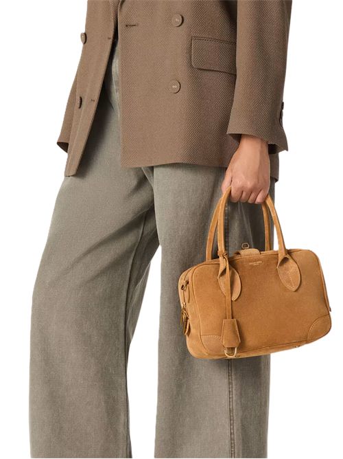 Vita Bag in suede color cammello e dettagli oro Golden Goose Golden Goose | GWA00470A00079855303